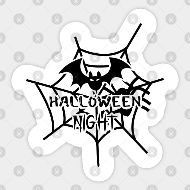 Halloween night Sticker by Lebihanto